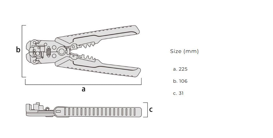 Dénudeur automatique Fujiya (PP717A-220-BG, KUROKIN)