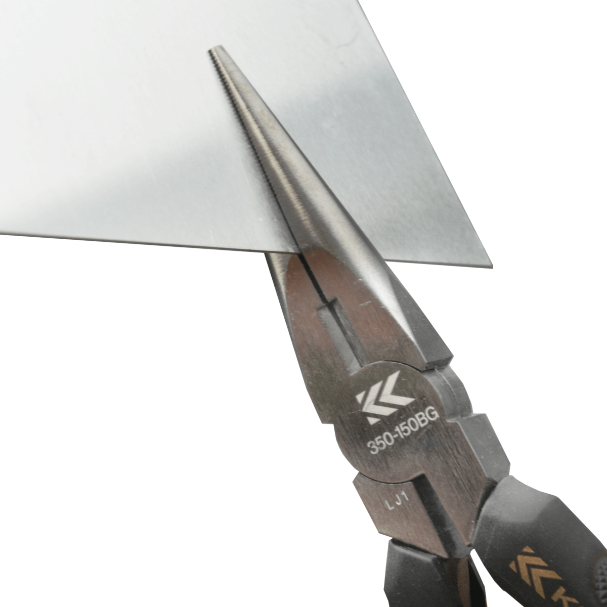 Fujiya 350-150BG long nose pliers – anti-slip grip handle for control and comfort