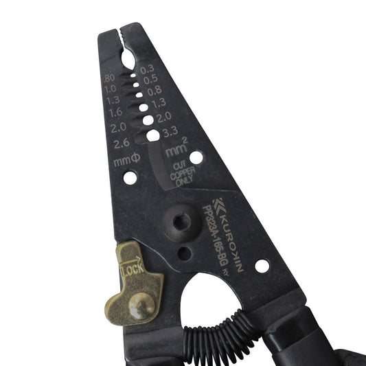 Front-facing image of Fujiya PP323A-165BG – showing jaw and grip structure and markings