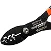 Close-up of Fujiya FA203 crimping and stripping jaws – compact 7in tool