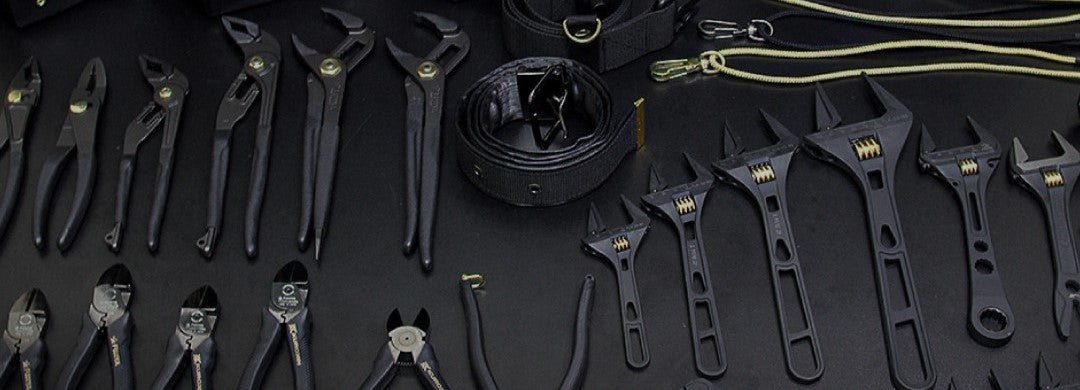 Fujiya KUROKIN series product lineup – black and gold tools for professional tradespeople