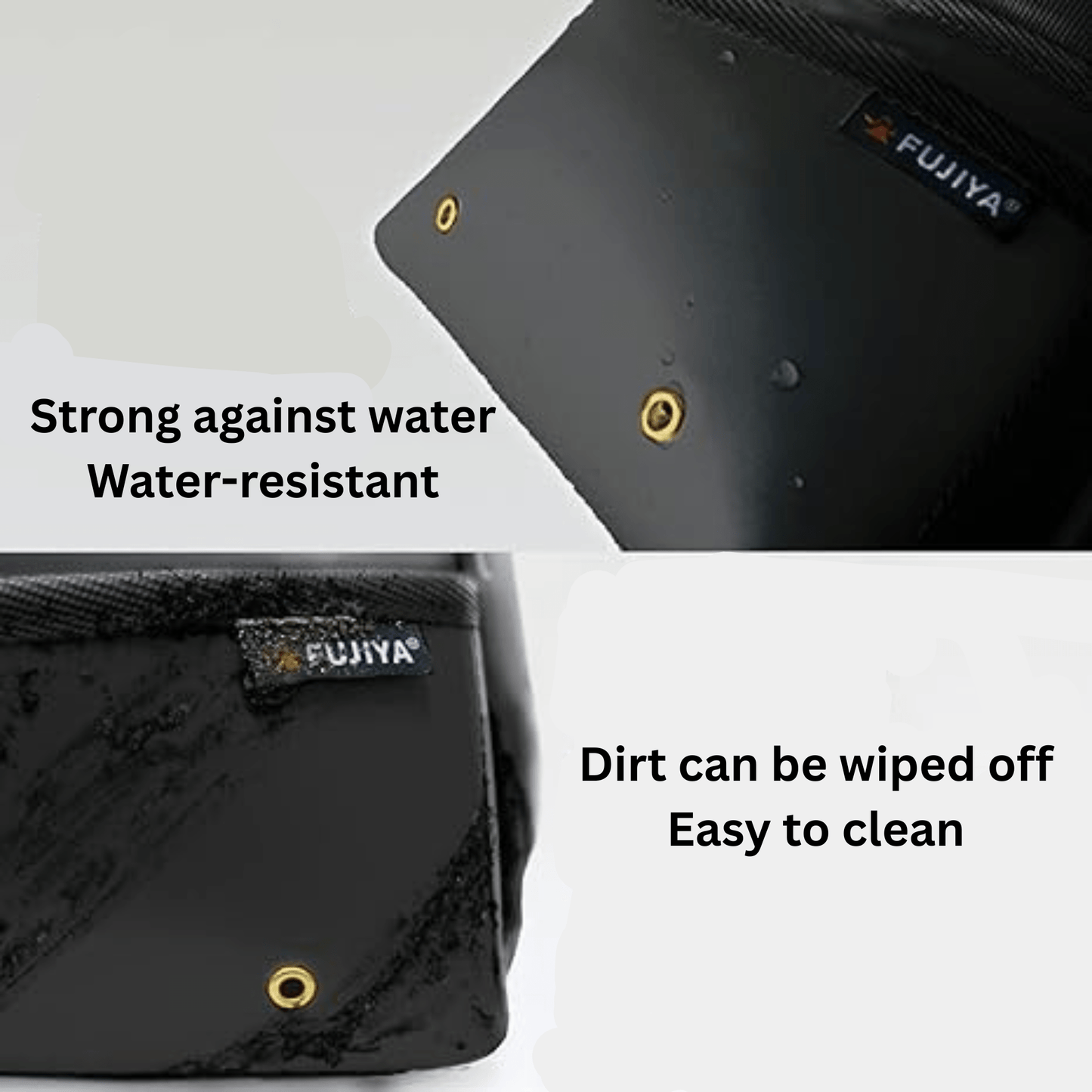 Fujiya Tool Bag – Professional PVC Storage Pouch (KUROKIN Black Gold, Made by Fujiya Japan)