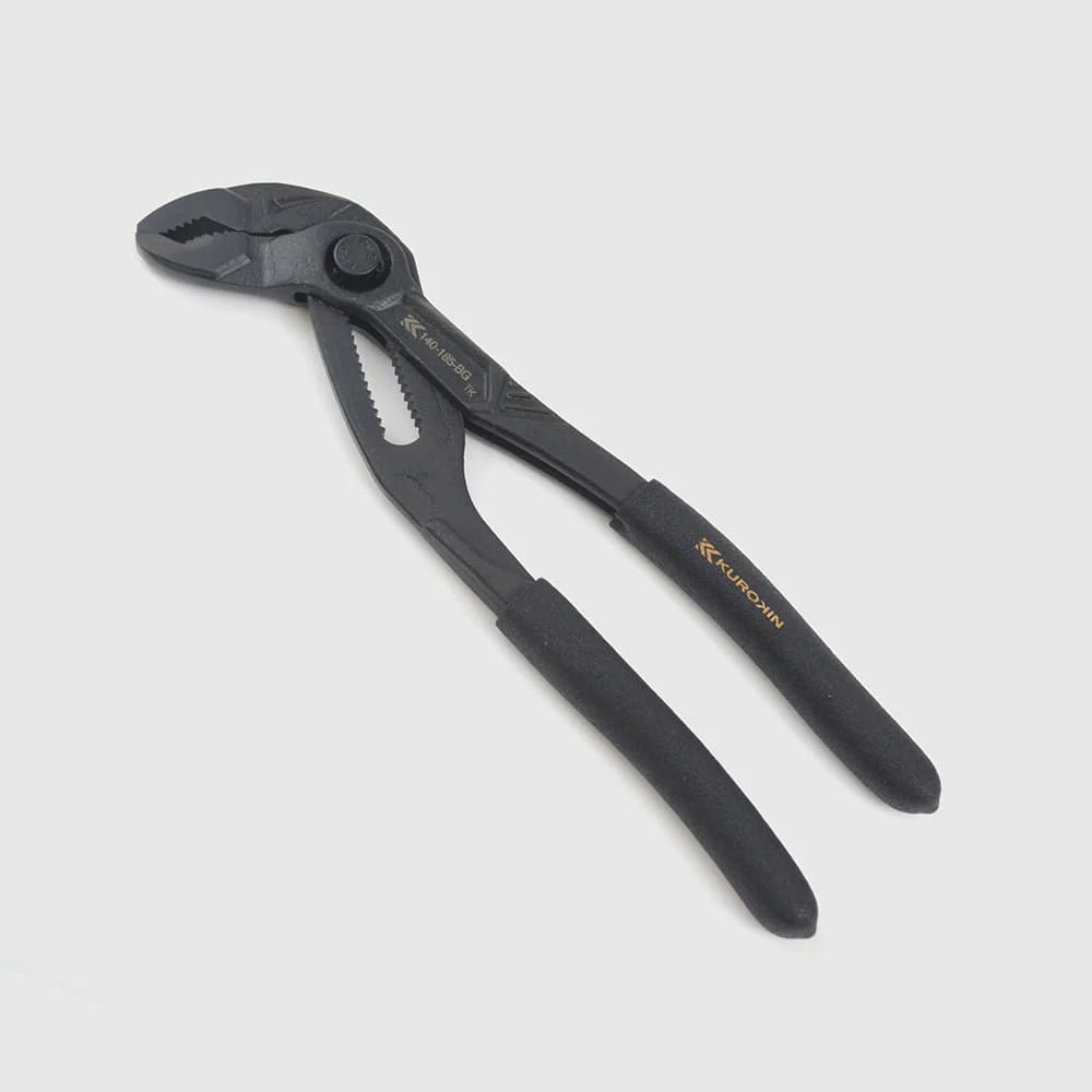 KUROKIN Quick-Adjust Water Pump Pliers (7", 140-185-BG, KUROKIN)