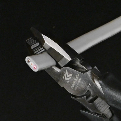 Fujiya TEKO-PEN High Leverage Lineman's Pliers, Slash Head (9", 3000SP-225BG, KUROKIN, Made in Japan)