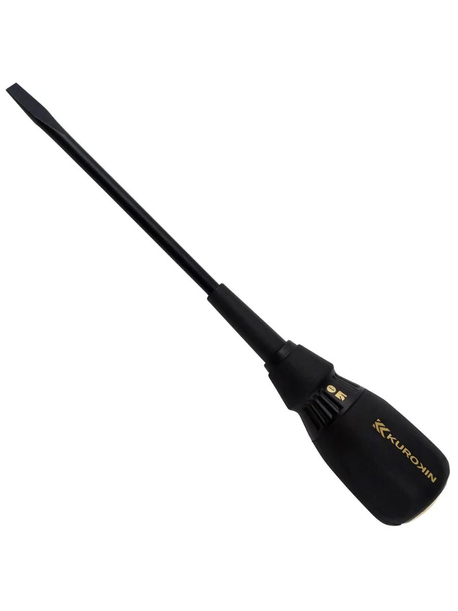 Fujiya Through-Tang Strike Cap Screwdriver (9.3", 526K-BG/566K-BG, KUROKIN, Made in Japan)