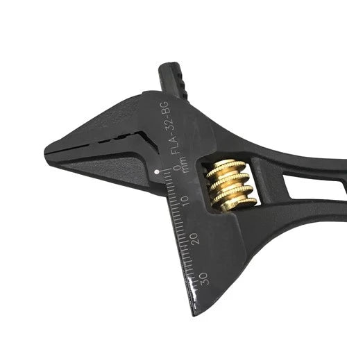 Fujiya Long Adjustable Wrench (8.1", FLA-32-BG, KUROKIN)