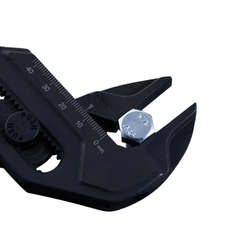 Fujiya Adjustable Pliers Wrench (10.3", FLM-45-BG, KUROKIN)