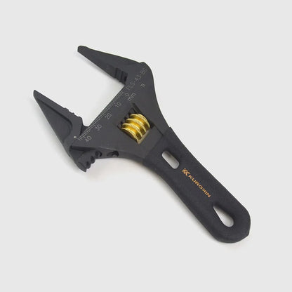 Fujiya Short Adjustable Wrench (6", FLS-43-BG, KUROKIN)