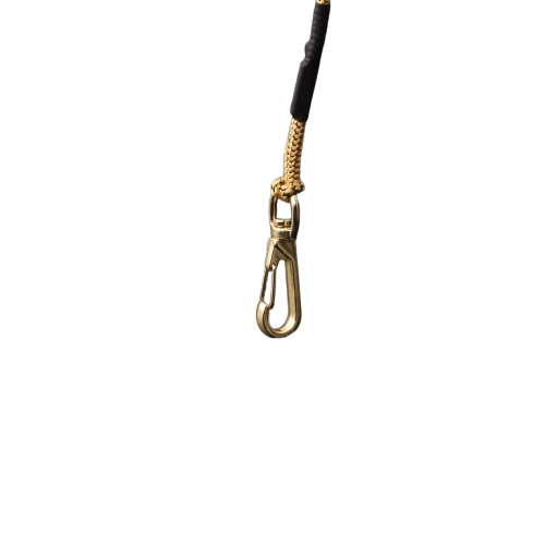 Fujiya Slim Safety Tool Lanyard (3kg/6.6lb, FSC-3S-GD, KUROKIN Gold)