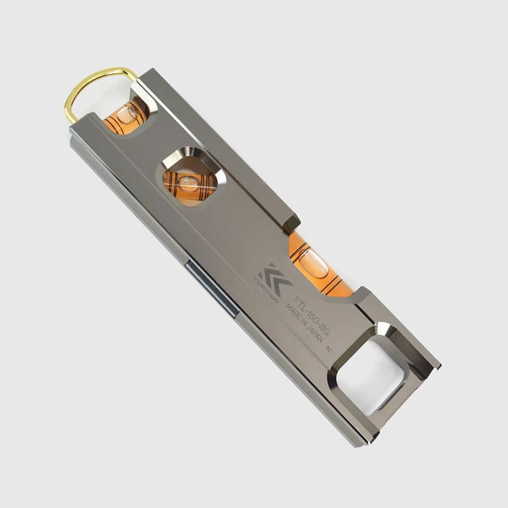 KUROKIN Aluminum Level (4.5", FTL-100-BG, KUROKIN, Made in Japan)