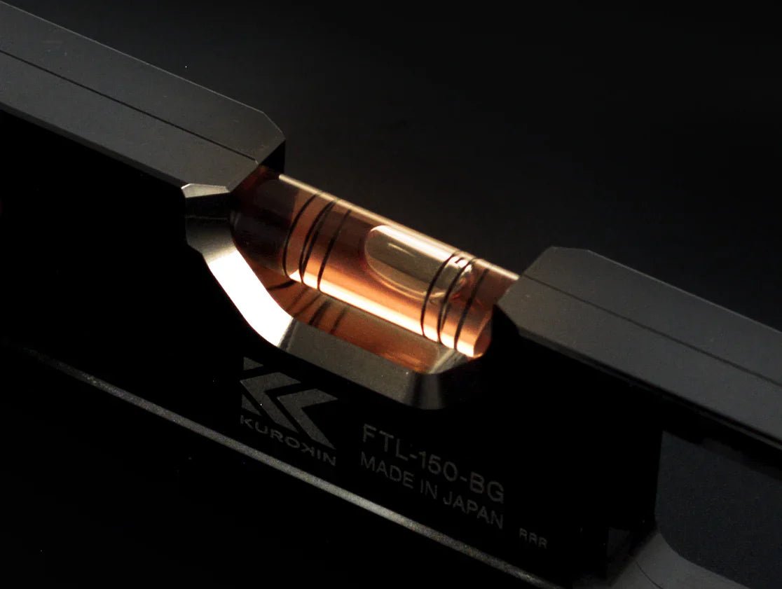 KUROKIN Aluminum Level (8", FTL-200-BG, KUROKIN, Made in Japan)