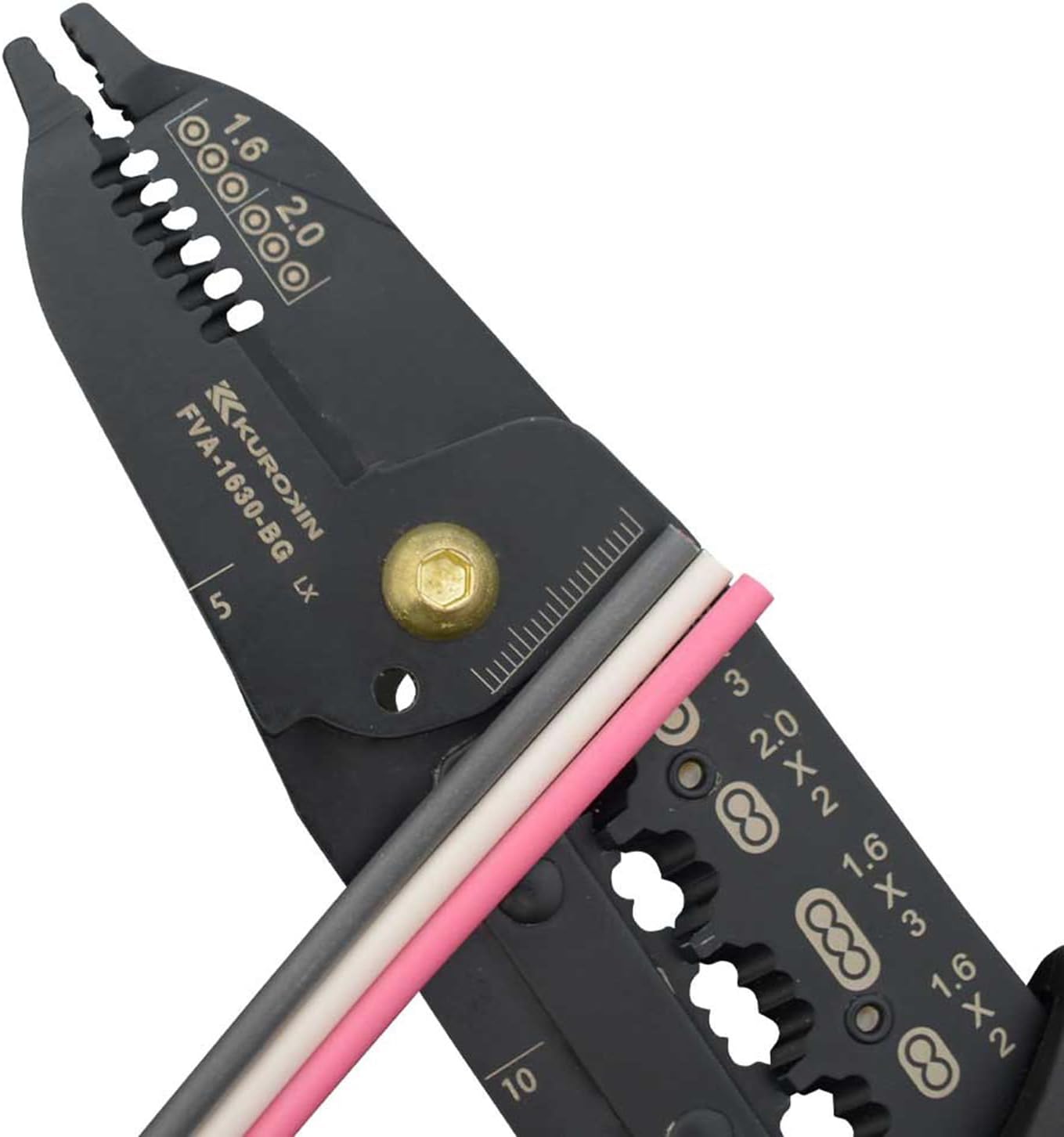 Fujiya Residential NM-B Cable Wire Stripper (9.25", FVA-1630-BG, KUROKIN)