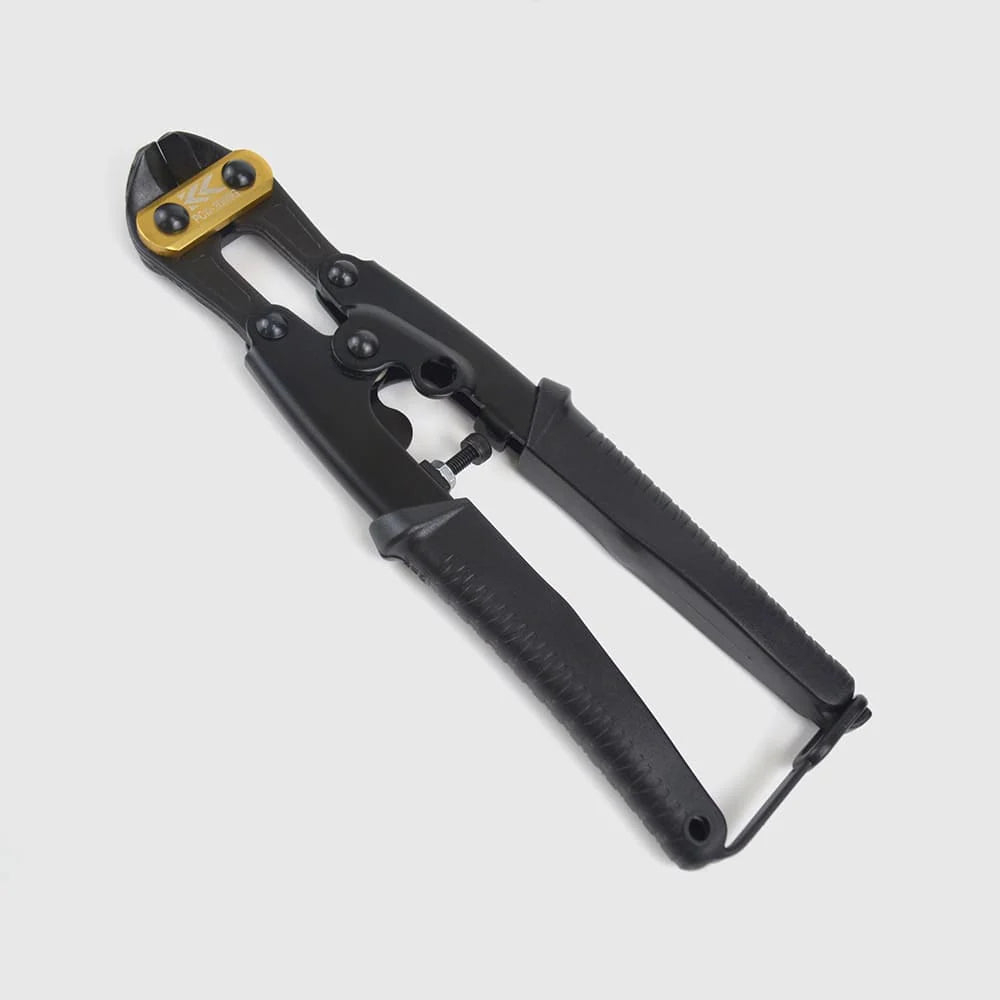 Fujiya Aluminum Piano Wire Cutter, 45° Bent Head (8", PC12-200BG, KUROKIN, Made in Japan)