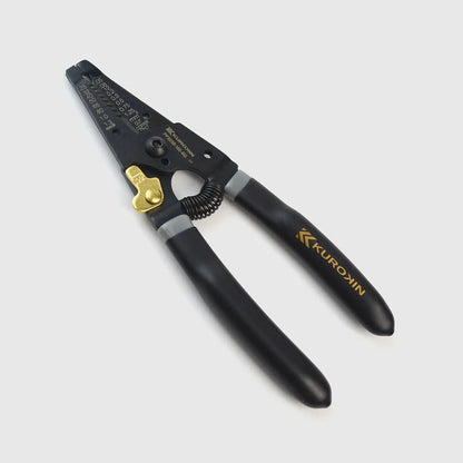 Fujiya Precision Wire Stripper (6.5", AWG 16–30, PP323B-165-BG, KUROKIN Black Gold)