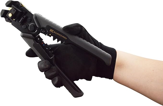 Fujiya Automatic Wire Stripper (PP717A-220-BG, KUROKIN)