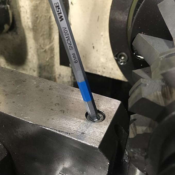 WISE Super Ball Point Hex Key Wrench Set with Extension Handle (9pc, SBL-1000, Made in Japan)