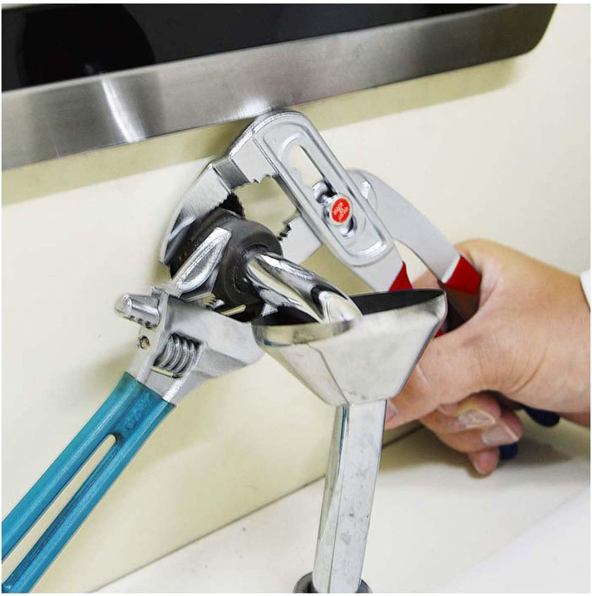 IPS Blade Monster Ultra-Thin Water Pump Pliers (8", SW-200, Made in Japan)