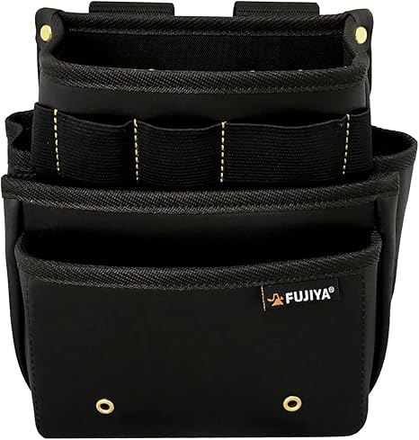 Fujiya Tool Bag – Professional PVC Storage Pouch (KUROKIN Black Gold, Made by Fujiya Japan)